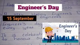Engineer's day speech in English// Essay on Engineers day//10 lines on Engineer's day