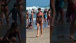 BEACH WALK, Coast of Sao Paulo, Brazil 🏝️ #shorts