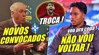 ADEUS REAL ! ENDRICK MANDA RECADO ! ANCELOTTI SURPREENDE EM ENTREVISTA ! PAQUETA DE VOLTA E MAIS