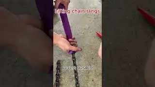 Protective Sleeve Chain Sling#liftingequipment  #factorywholesale  #heavyduty  #rigging #lifting