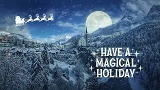 Holiday Greeting Postcard Video