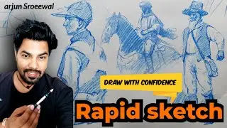 How to draw Rapid sketch || figure drawing tutorial || #art #rapidsketch #figuredrawing #sketch