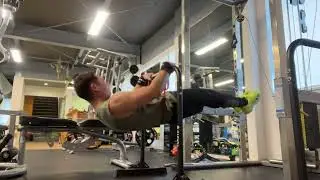 Front lever pull up practice 