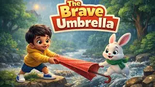 The Brave Umbrella ☔ | Kindness Moral Story for Kids | 3D Cartoon Animation