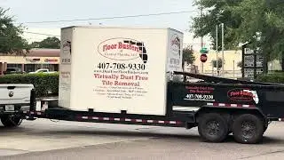 CUSTOM CONSTRUCTION TRAILER DUAL SETUP - STORAGE AND DEBRIS DUMP  #work #construction #tools