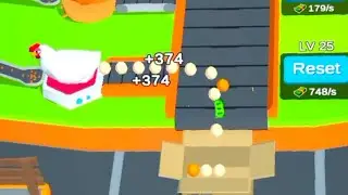 idle egg factory Game Gameplay | Day 1 | Satisfying Production 🔥