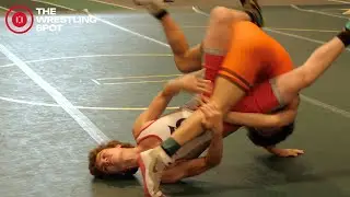 120 - Kyran Gebert of Grant Community High School [R] v. Danny Lehman of Hersey High School [G]
