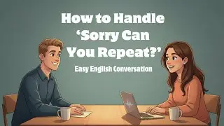 How to Handle &ldquo;Sorry, Can You Repeat?&rdquo; with Confidence | Easy English Conversation for Beginners
