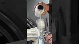 Look at this Jaytees Dutch Silver paint😮&zwj;💨  #spraypaint #spraygun #carrepair #satisfying