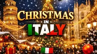 Magical Christmas Lights in Italy 🇮🇹✨ | Italian Christmas Atmosphere