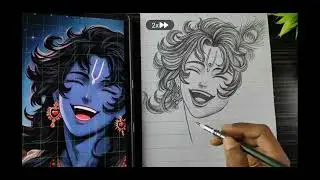 Krishna in anime stayle