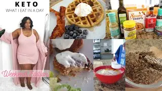 WHAT I EAT IN A DAY ON THE KETO DIET | WEEKEND EDITION! GROCERY HAUL & MORE!