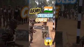Army obstacles course 😱 #shorts #army #viral #military