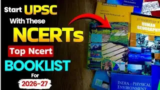 UPSC Most Important Books For UPSC CSE | UPSC ncert booklist 6 to 12 English Medium | upsc ncert 