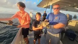 Giant Red Grouper!! Deep sea fishing with Capt. Anderson PC Beach Florida June , 2025
