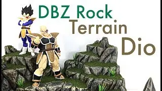 Custom DRAGON BALL Z Rock Terrain Diorama Review Made By Lawless Studios