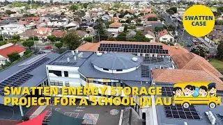 Swatten energy storage project for a school in AU