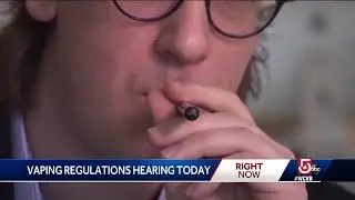 Vaping regulation hearing to be held today