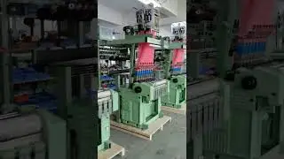 TX-8/55 , 8/45 #jacquardmachine #needleloom  elastic webbing narrow fabric woven ribbon loom machine