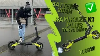 Kamikaze K1 Plus Tokyo Drift : [4k/60fps] Test complet et avis sur cette trottinette &eacute;lectrique 