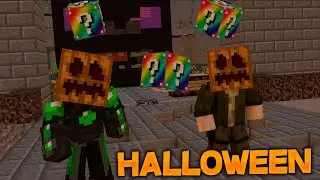 Lucky Block's En HALLOWEEN!! - Willyrex vs sTaXx - Carrera épica Lucky Blocks