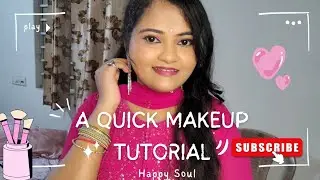 Quick Party Makeup Using Affordable Products| #makeup #makeuptutorial #summermakeup #indianlook