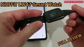 NiUFFiT LW47 Smart Watch With Bluetooth Calling, Large Screen, Fitness Tracker, Alarm, FULL REVIEW