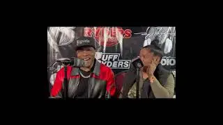 Chuck Jigsaw (CEO of ALL Hip Hop TV) with Mz Info at Digiwaxx New Media Wednesday