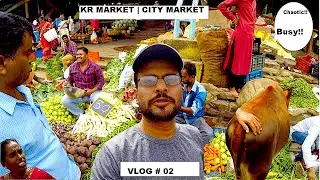 Indian market walk tour crazy chaos !! | Explore KR Market Bangalore City | Bengaluru 🇮🇳 | Vlog - 3