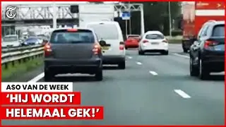 Onbesuisde bumperklever gaat tot het uiterste om in te halen - ASO VAN DE WEEK