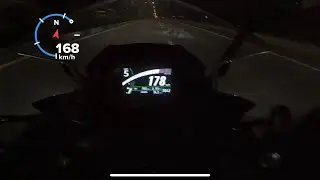 Ninja 650 max speed, top speed gps