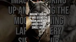 Imagine looking up and seeing the moon growing larger every single hour