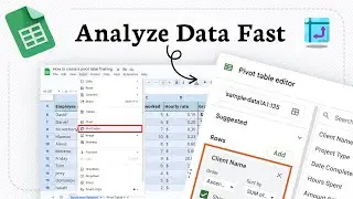 How to use Pivot Tables in Google Sheets (quick data summary)