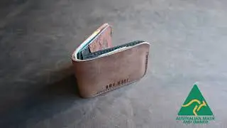 RMK Leather Works Australia - Minimalist Bifold Product Demo