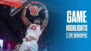 American University vs. Rutgers | Highlights | Big Ten Men's Basketball | 11/18/25