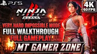 Ninja Gaiden 2 Black Very Hard Impossible Mode 🔥 Full Walkthrough Gameplay | 4K 60FPS PS5
