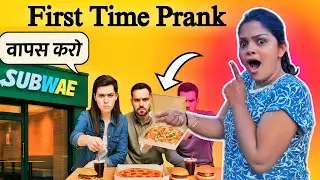 Food Court Mein Prank Karke Fatt Gayi 🤯 | Eating Strangers Food Gone Wrong!