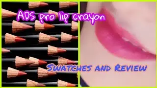 ADS Pro Lip Crayon swatches | Best affordable Lip Liner Pencil- photo finish