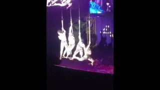 Illuminair triple trapeze act