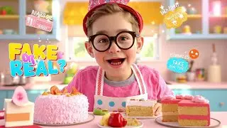 FAKE AND REAL CAKE CUTTING | CAKE CUTTING VIDEO FOR KIDS