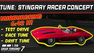 GT7 - Tune: Chevrolet Corvette Stingray Racer Concept '59 - Gran Turismo 7 - 1.58
