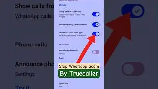 Stop Spam! Use Truecaller for WhatsApp Calls 🤫 #shorts #ytshorts