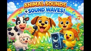 Animal Sounds for Kids|Fun Physics of Sound & Cute Animals|Doonino Baby Learning