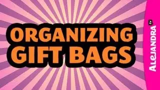 How to Organize Gift Bags & Gift Tags w/ DC Professional Organizer Alejandra Costello