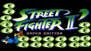 Ретро-геймплей Street Fighter 2 | Полное прохождение за М. Бисона