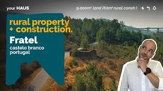 💛reserved / reservada 💛 🇵🇹 Rural Property with Stone Building, Easy Access and Close River