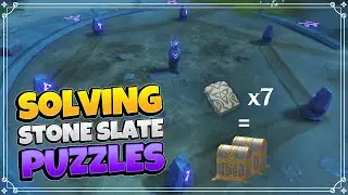 all 7 Stone Slate Locations and Puzzles Solve - Genshin Impact