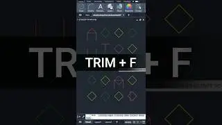 trim command #autocad #solidworks #cadsoftware #autocad3d