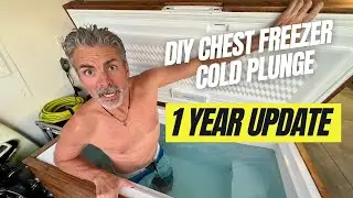 DIY Chest Freezer Cold Plunge - 1 Year Update