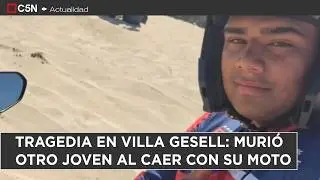MURI&Oacute; un JOVEN TRAS CAER de su MOTO en un M&Eacute;DANO